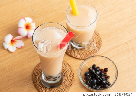 木薯奶茶黑色木薯粉飲料 55976034