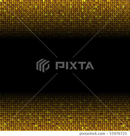 Abstract gold sequin glitter or sparkle template. 55976725