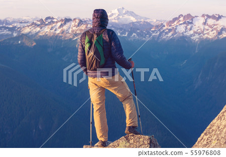 Man on the cliff Man on the cliff 55976808
