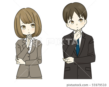 Suits-Women who raise their necks 55979510