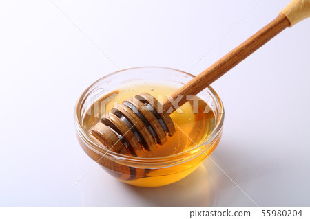 Honey white background Honey white background 55980204