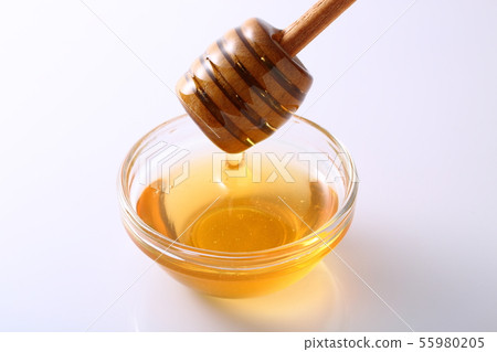 Honey white background Honey white background 55980205