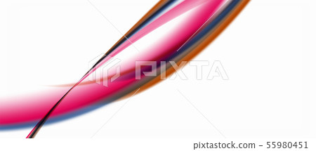 Line wave art illustration on light backdrop. Vector abstract design banner template. Business Line wave art illustration on light backdrop. Vector abstract design banner template. Business 55980451
