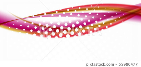 Line wave art illustration on light backdrop. Vector abstract design banner template. Business Line wave art illustration on light backdrop. Vector abstract design banner template. Business 55980477