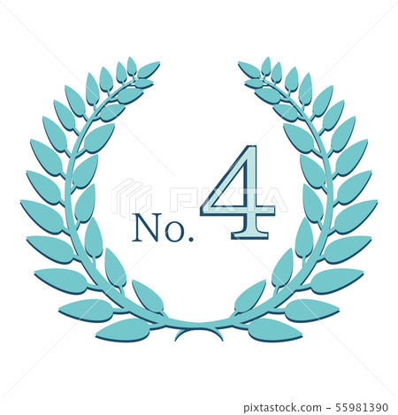 Ranking icon No.4 05 - Stock Illustration [55981390] - PIXTA