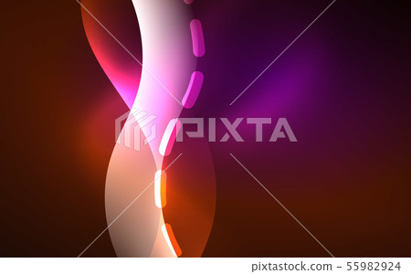 Neon abstract background. Background decoration. Trendy graphic design. 55982924