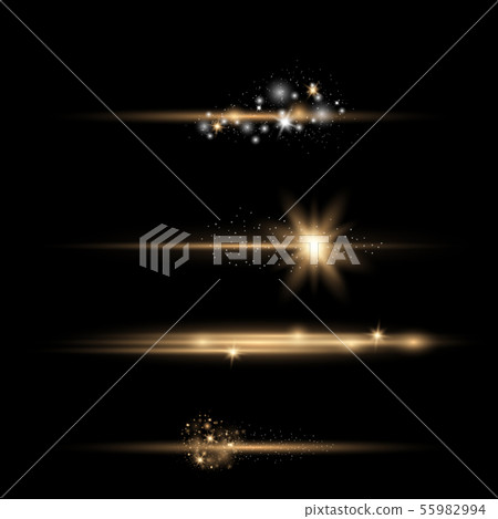 Set of Transparent Flares Set of Transparent Flares 55982994