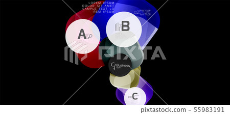 Modern advertising concept for wallpaper design. Vector info graphic design. Vector design concept Modern advertising concept for wallpaper design. Vector info graphic design. Vector design concept 55983191