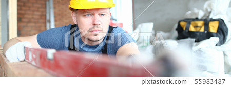Prudent guy in hardhat Prudent guy in hardhat 55983487