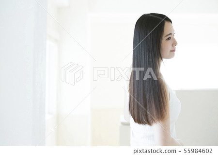 Hair Care Beauty Beauty Image Female Young Woman Hair Care Beauty Beauty Image Female Young Woman 55984602