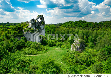 The unique Okiennik rock in Poland The unique Okiennik rock in Poland 55984907