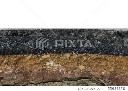 The curb erosion from storms. The curb erosion from storms. 55985858