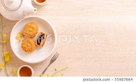 中秋節月餅蓋貝 55987664