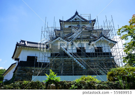 Rehabilitation of the National Treasure Hikone Castle 55989953