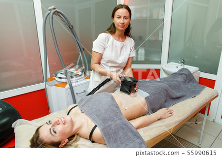 Cryolipolysis fat freezing treatment. Weight loss Cryolipolysis fat freezing treatment. Weight loss 55990615