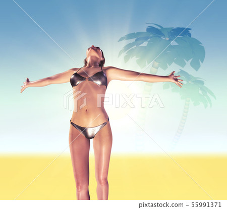 On the beach On the beach 55991371