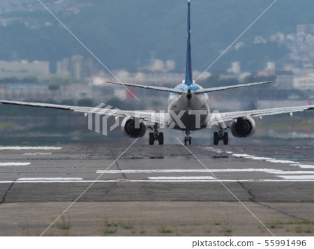 Osaka International Airport Take off jet airliner Osaka International Airport Take off jet airliner 55991496