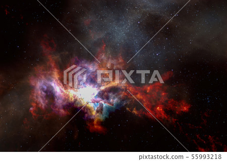 Nebula, science fiction background. Nebula, science fiction background. 55993218