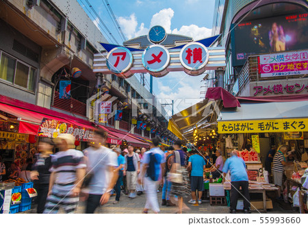 東京都市風景在日本，Ameyoko，東京 55993660