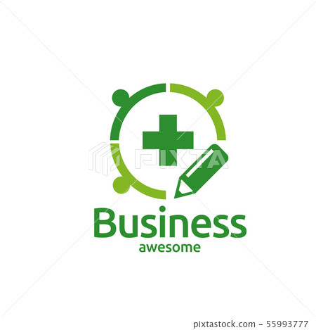 community Health Connect People shape vector logo 55993777