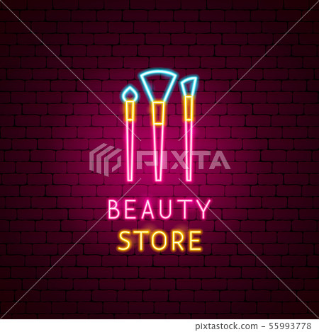 Beauty Store Neon Label 55993778