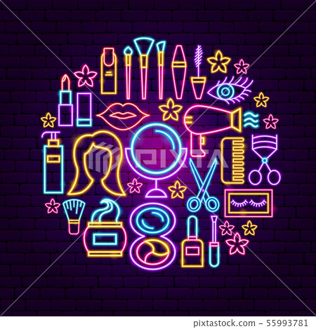 Cosmetics Neon Concept 55993781