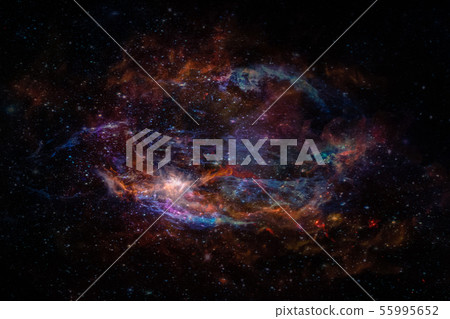 Nebula, science fiction background 55995652