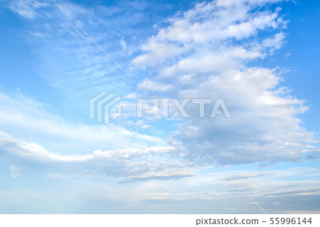 White light fluffy stratus and cirrus clouds White light fluffy stratus and cirrus clouds 55996144