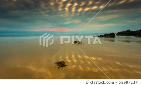Fistral Beach Cornwall Sunset 55997137