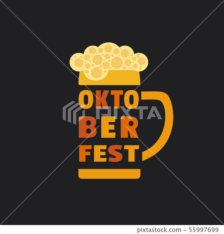 Oktoberfest hand drawn flat color vector icon-插圖素材 [55997699] - PIXTA圖庫