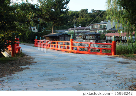 Zhu Bridge over Tonoshima, Uji City, Kyoto Prefecture 55998242