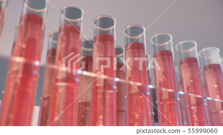 Science laboratory research. Development of medical technology. A breakthrough in biotechnology. Red Science laboratory research. Development of medical technology. A breakthrough in biotechnology. Red 55999060