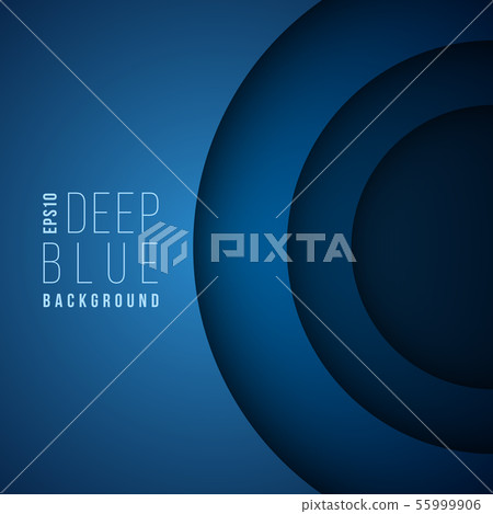 Dark blue business 3d wallpaper. Abstract vector background 55999906