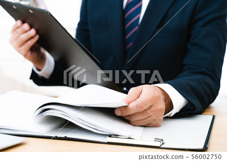 Documents and businessmen Documents and businessmen 56002750
