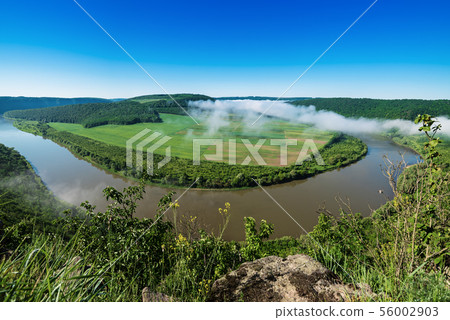 Dnister river landscape Dnister river landscape 56002903