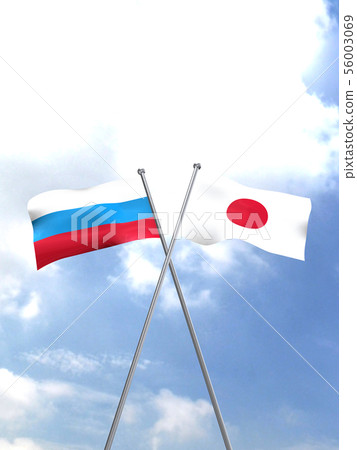 CG 3D illustration 3D design world national flag Japan Hinomaru Russia CG 3D illustration 3D design world national flag Japan Hinomaru Russia 56003069