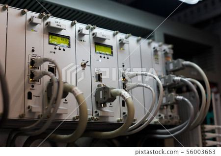 industrial PLC system in a rack 56003663