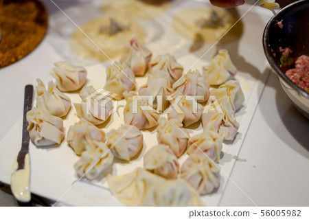 Homemade bite dumplings Homemade bite dumplings 56005982