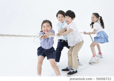 Smiling Children Concept, happy child enjoy summer time on white background 214 Smiling Children Concept, happy child enjoy summer time on white background 214 56006722