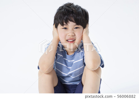 Smiling Children Concept, happy child enjoy summer time on white background 001 Smiling Children Concept, happy child enjoy summer time on white background 001 56006882
