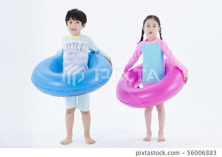 Smiling Children Concept, happy child enjoy summer time on white background 160 Smiling Children Concept, happy child enjoy summer time on white background 160 56006883