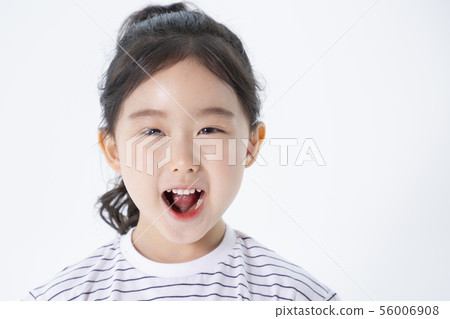 Smiling Children Concept, happy child enjoy summer time on white background 001 Smiling Children Concept, happy child enjoy summer time on white background 001 56006908