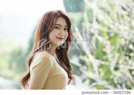 Attractive beautiful woman daily life 172 56007296
