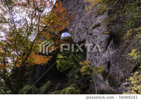 (Gunma Prefecture) Mt. Myogi in autumn, Daiichi Shimon (Gunma Prefecture) Mt. Myogi in autumn, Daiichi Shimon 56009281