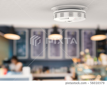 smoke detector on ceiling 56010379