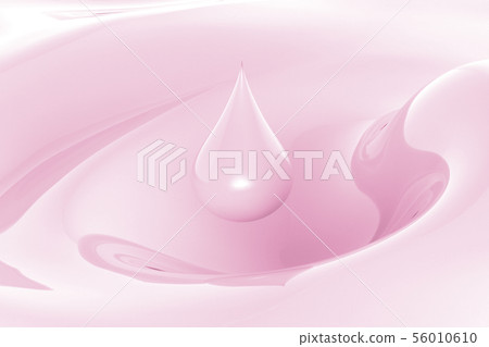droplet of pink milk 56010610