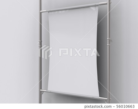 white canvas stretch on metal pipe 56010663