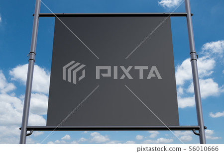 black canvas stretch on metal pipe 56010666