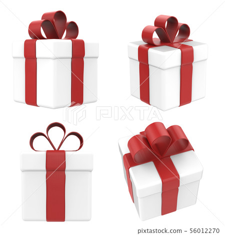 gift box isolated on white 56012270