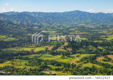 Mountain landscape of Dominican Republic 56012427